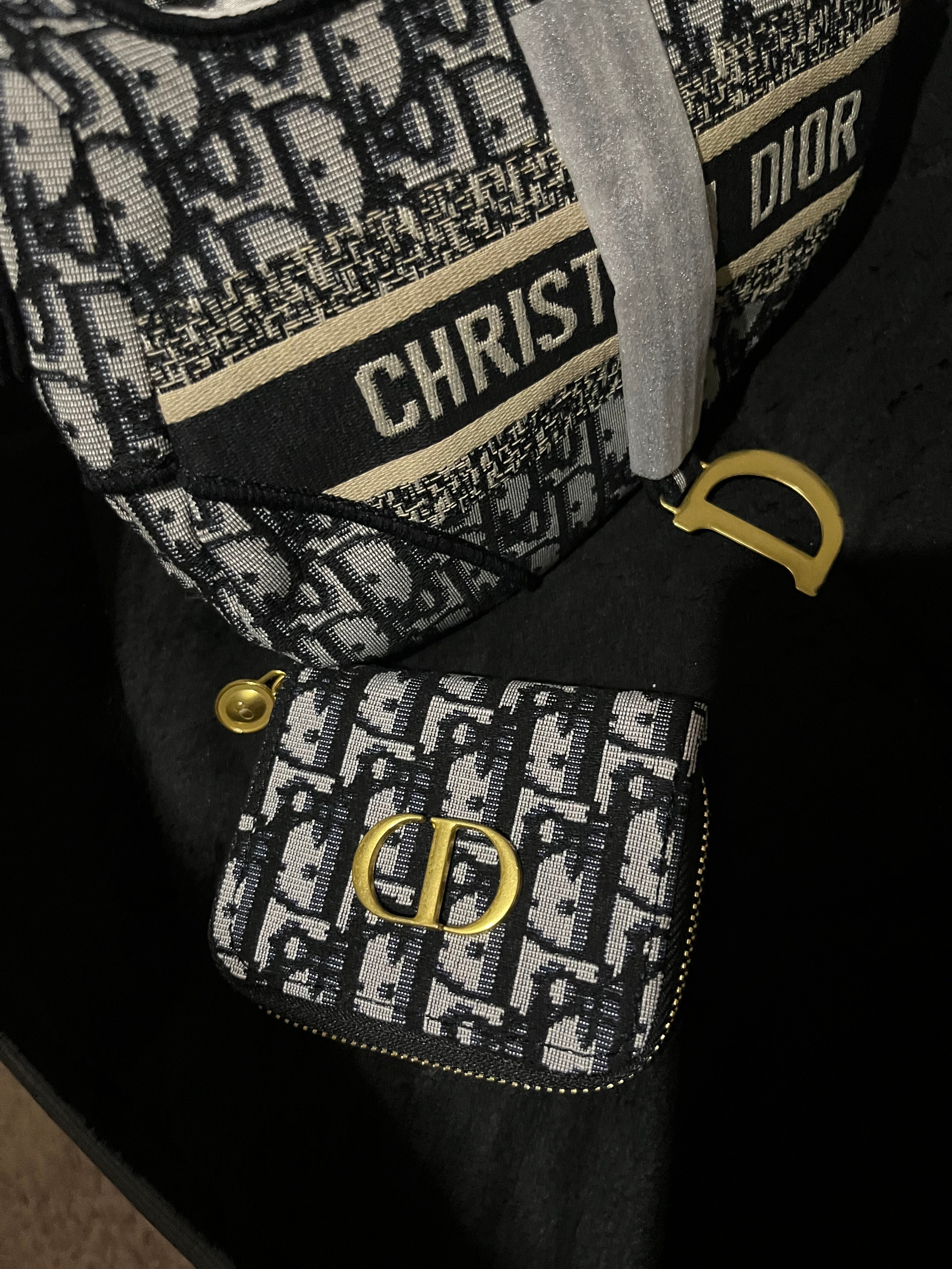 Black saddle bag